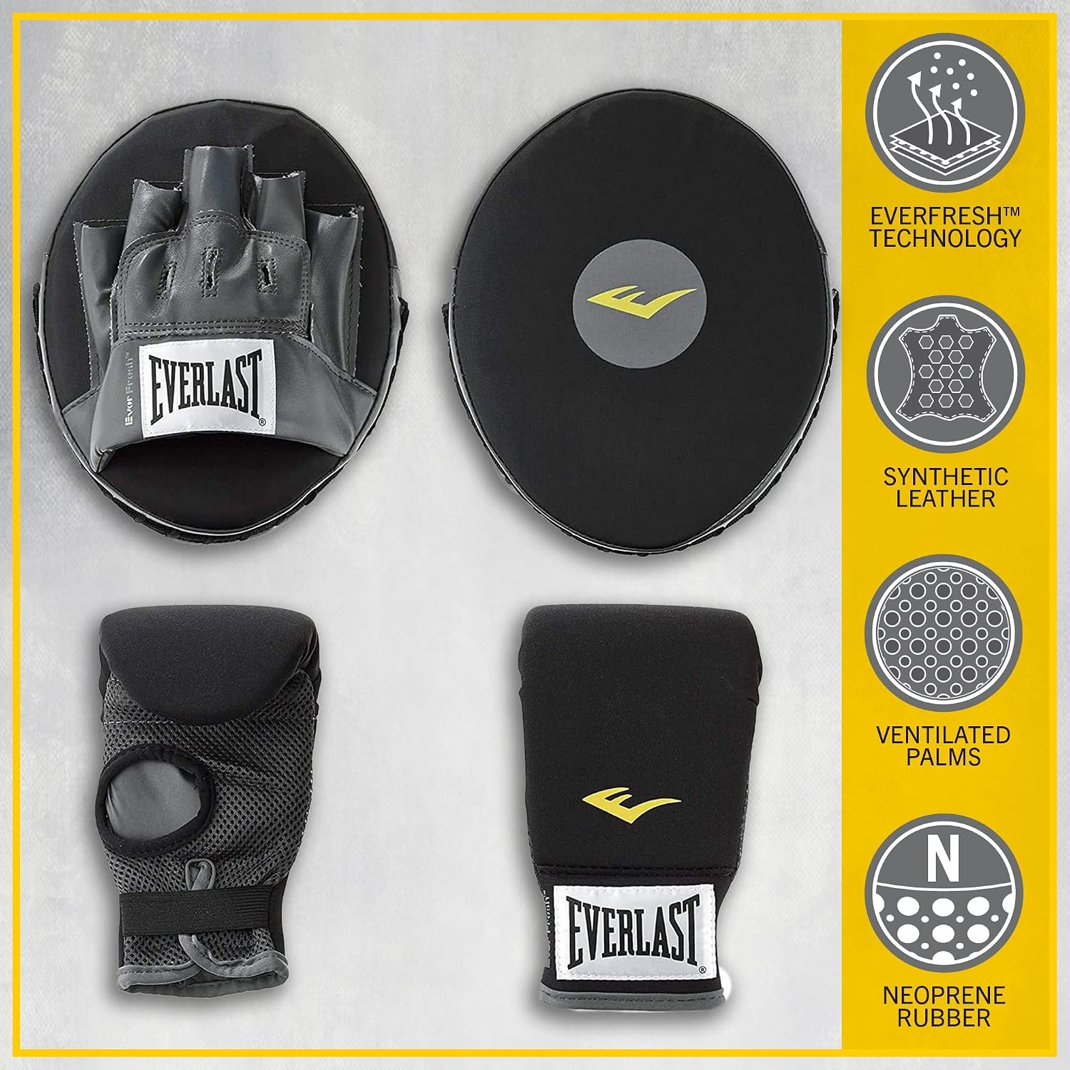 image:imageEverlast 3010 Boxing Fitness Kit BlackGrey