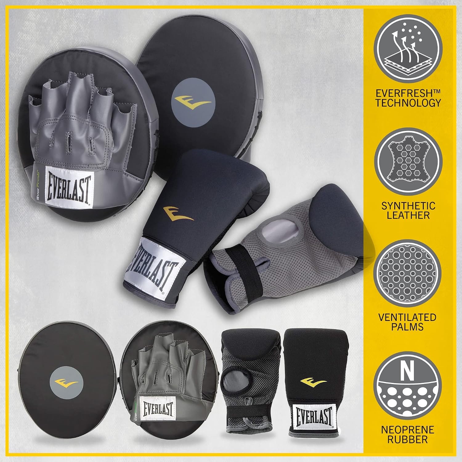 image:imageEverlast 3010 Boxing Fitness Kit BlackGrey