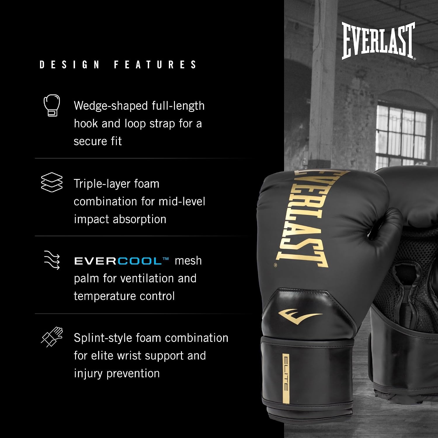 image:imageEverlast Elite 2 Boxing GlovesGold