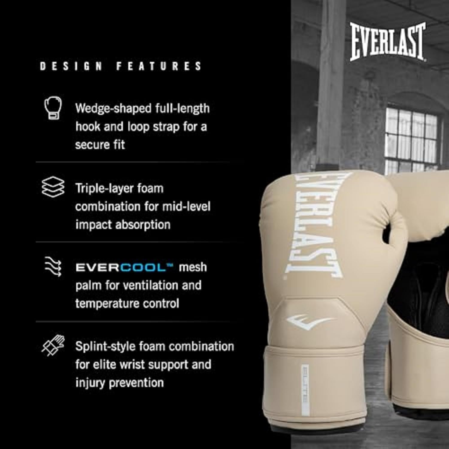 image:imageEverlast Elite 2 Boxing GlovesTan
