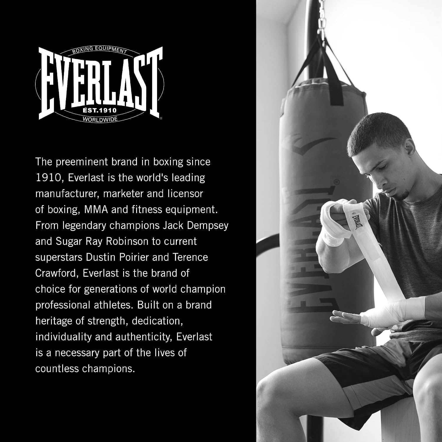 image:imageEverlast Elite Punching Bag Durable Boxing MMA Adults Muay ThaiBlack with Hanger