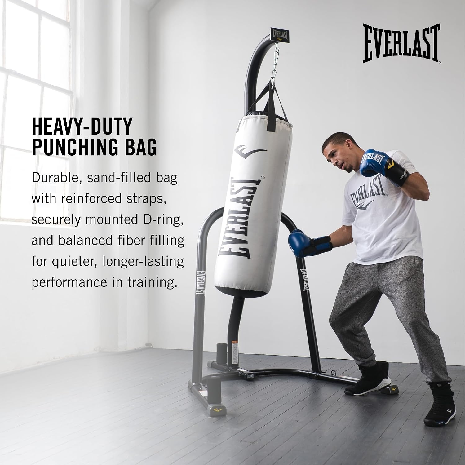 image:imageEverlast Elite Punching Bag Durable Boxing MMA Adults Muay ThaiWhite Bag Only