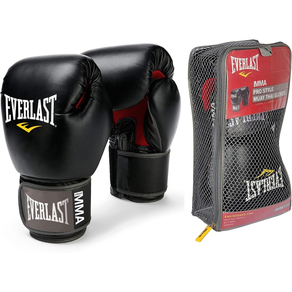 image:imageEverlast 12Ounce Pro Style Muay Thai Gloves Black