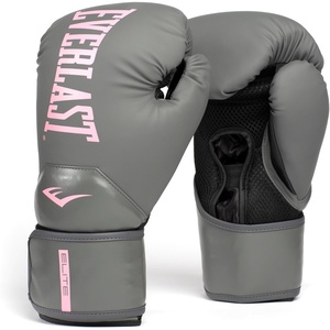 Everlast Elite 2 Boxing Gloves(Grey/Pink)