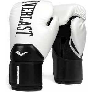 Everlast Elite 2 Boxing Gloves(White/Black)