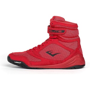 Everlast Elite V2 Boxing Shoes | Boxing Training Shoes for Gym & Training(Red)