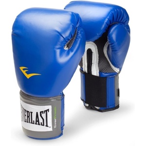 Everlast Pro Style Exercise Workout Training Boxing Gloves for Sparring, Heavy Bag and Mitt Work(Blue)